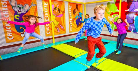 trampoline zone chuck e cheese|More.